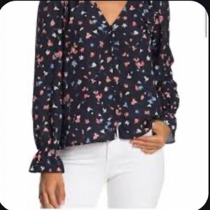 Joie Bolona Floral Print Blouse